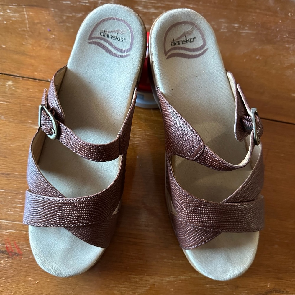 Dansko Brown Mules Comfortable Clogs